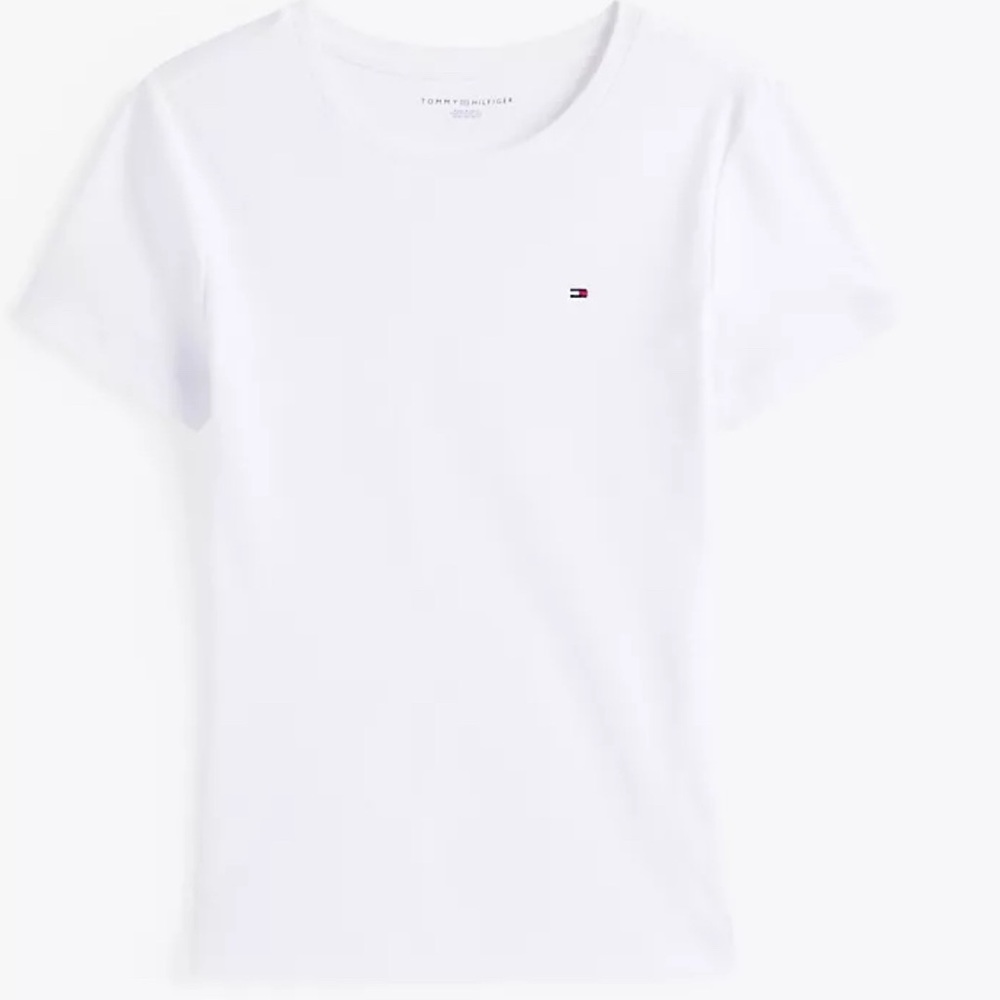 Tommy Hilfiger White Short Sleeve Tee